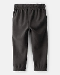 Toddler Boy Fleece Joggers - Black