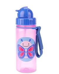Zoo Straw Bottle - 13 oz - Butterfly