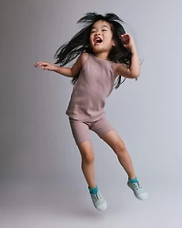 Toddler Girl Brooklyn Bike Shorts - Mauve