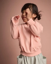 Toddler Otter Sweatshirt™ with Pockets - Light Pink