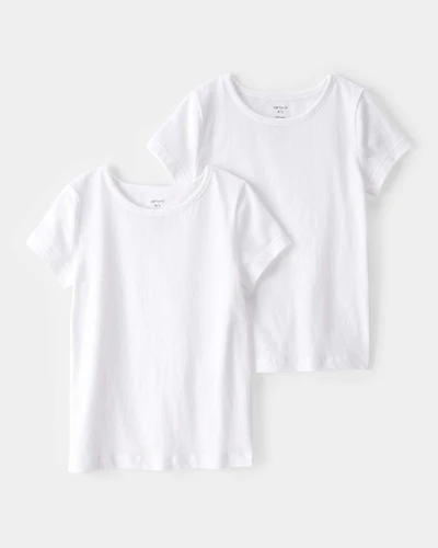 Girls 2-Pack Cotton Undershirts
