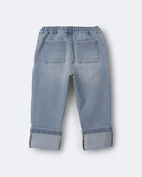 Toddler Cuffed Pant Denim - Blue