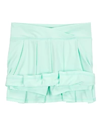 Girls Active Match Skort - Turquoise