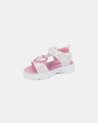 Toddler Girl Heart Light Up  Sandals