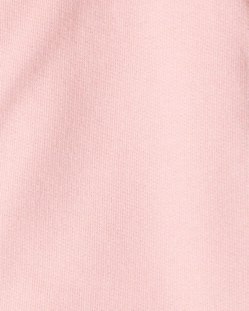 Toddler Girl Long-Sleeve Hooded Zip-Up Jacket - Pink