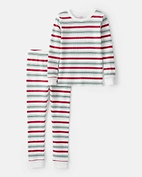 Kid Striped Holiday 2-Piece Pyjama Set