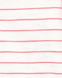 Baby Boy 3-Piece Striped Outfit Set - Red