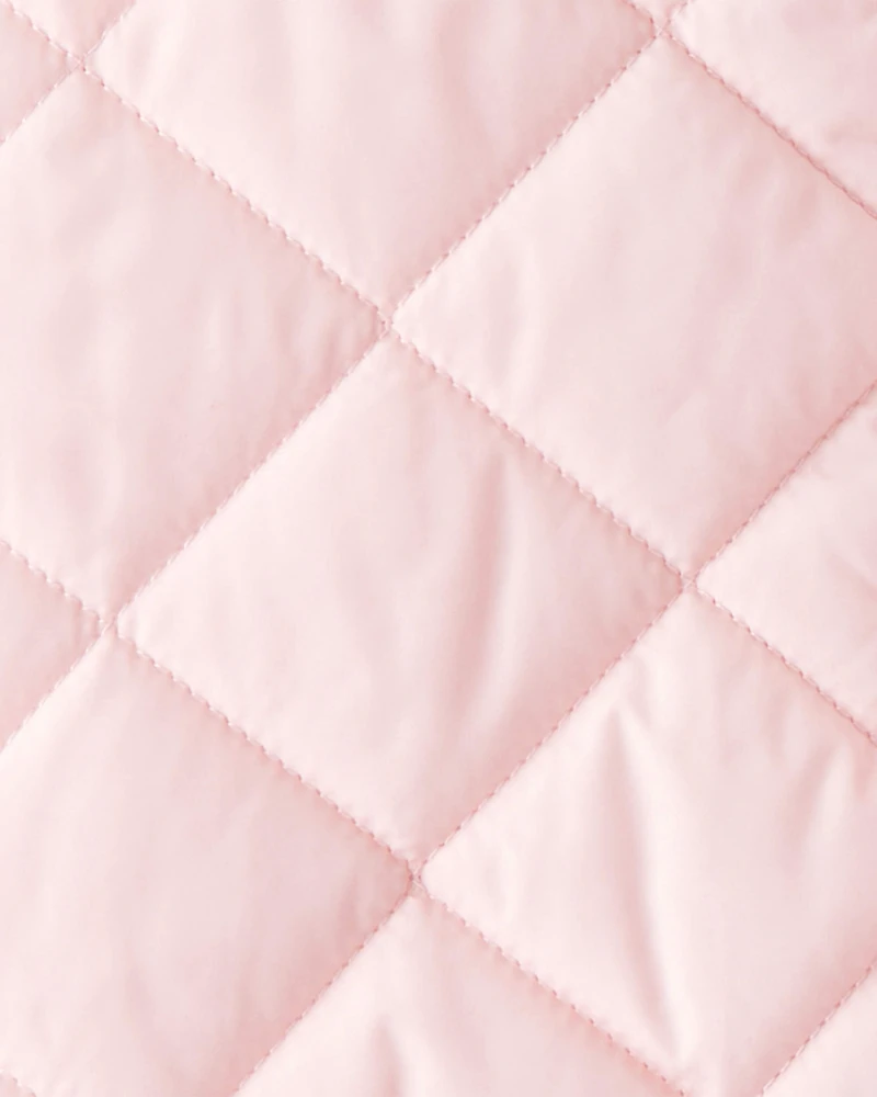 Toddler Girl 3-Piece Long-Sleeve Vest Set - Pink