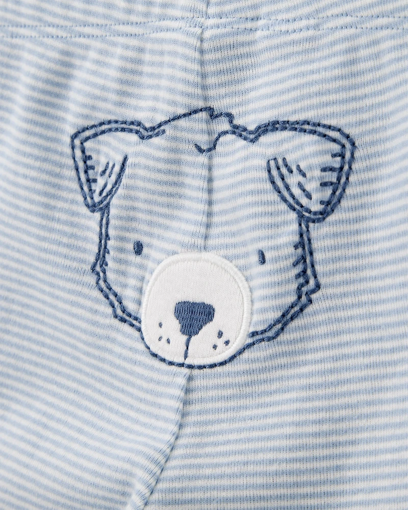 Baby Boy 3-Piece Bear Little Character Set