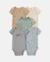 Baby 5-Pack Western Multipack Bodysuits
