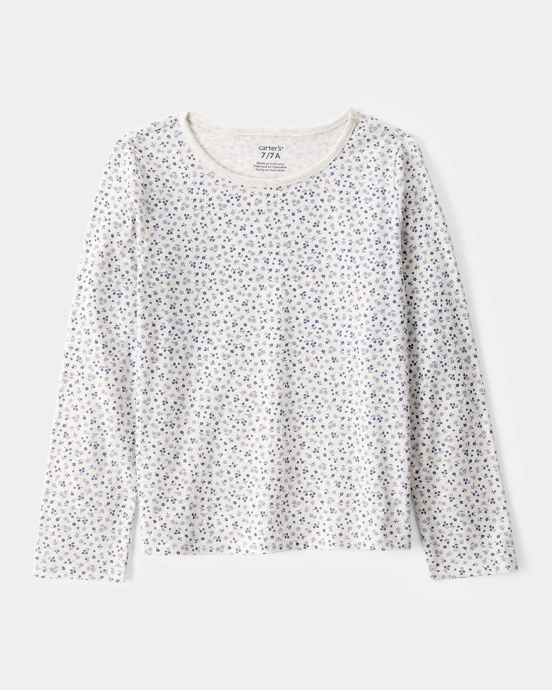 Kid 2-Piece Floral Tee & Tank Dress