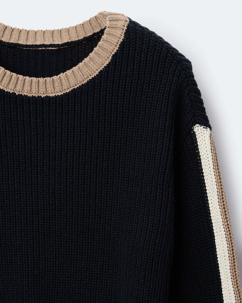 Toddler Pullover Sweater - Black