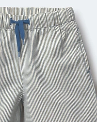 Toddler Girl Wide-Leg Pants Stripes - Slate Blue