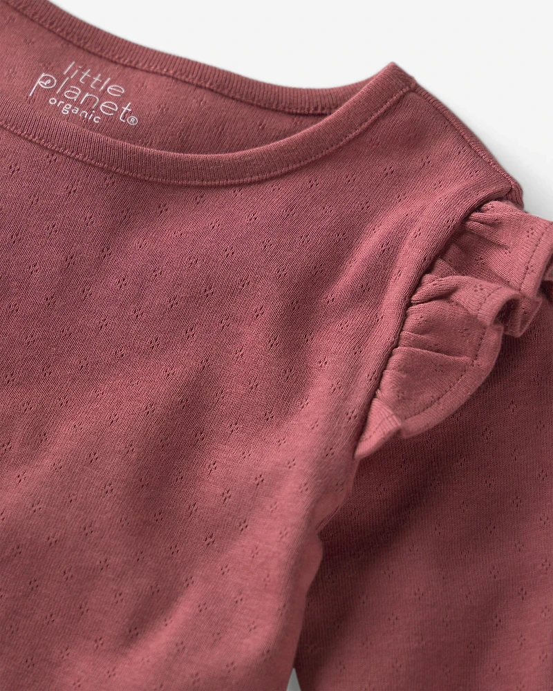 Toddler Girl 2-Pack Organic Cotton Tops