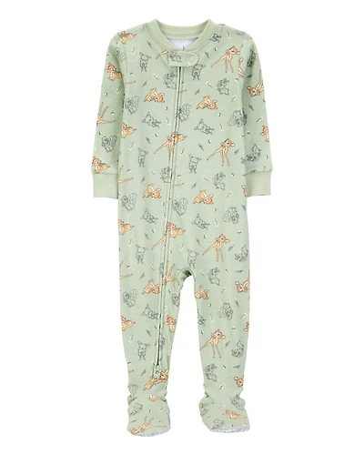 Baby Bambi Snug Fit Cotton Footie 1-Piece Pyjamas