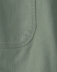 Boys Twill Shorts - Green