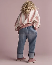 Toddler Cuffed Pant Denim - Blue