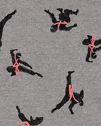 Kid Ninja Print Snug Fit Cotton 4-Piece Pyjamas