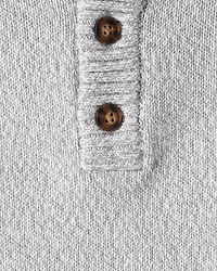 Toddler Boy Grey Pullover Sweater