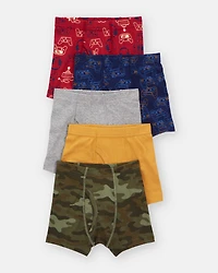 Toddler Boy 5-Pack Video Games Boxer Brief Underwear