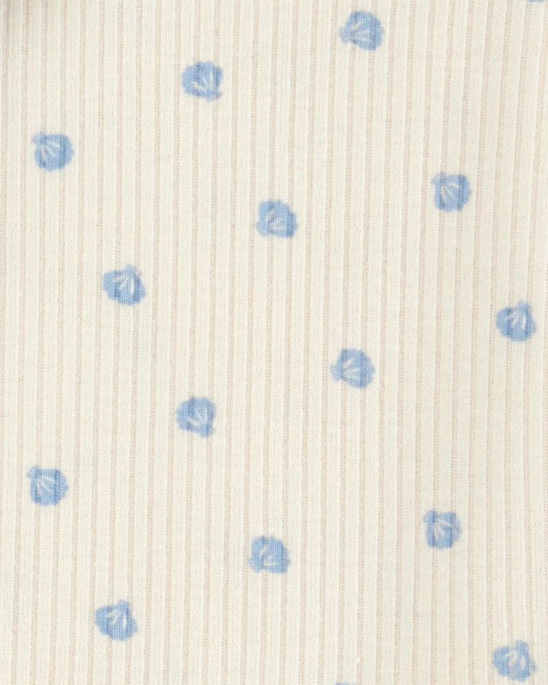 Baby 3-Piece Seashell Little Character Set® - Blue/Cream