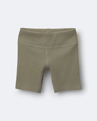Toddler Girl Brooklyn Bike Shorts - Olive