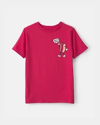 Boys Hot Dog Graphic Tee - Red