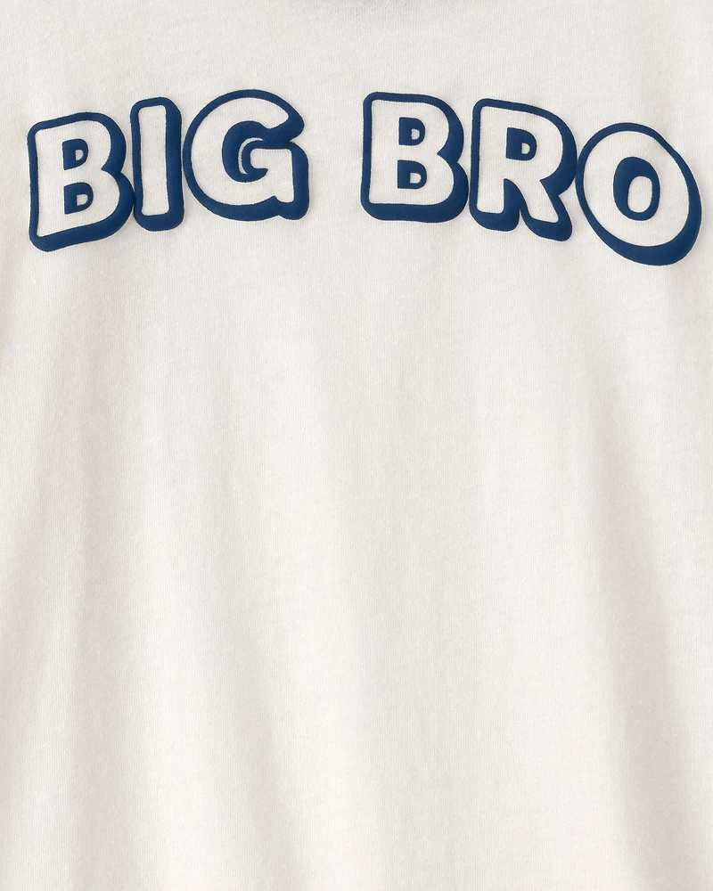Toddler Boy 'Big Bro' Graphic Tee - Ivory