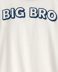 Toddler Boy 'Big Bro' Graphic Tee - Ivory
