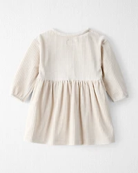 Baby Girl Recycled Velour Dress