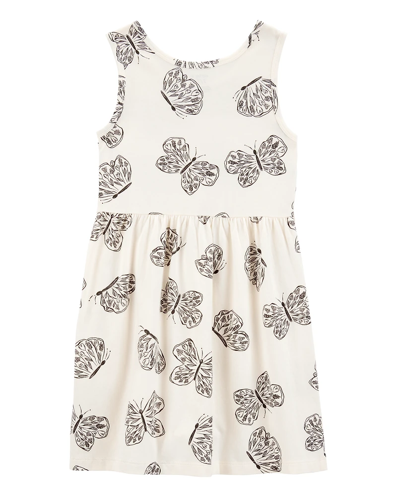 Kid Butterfly Tank Dress
