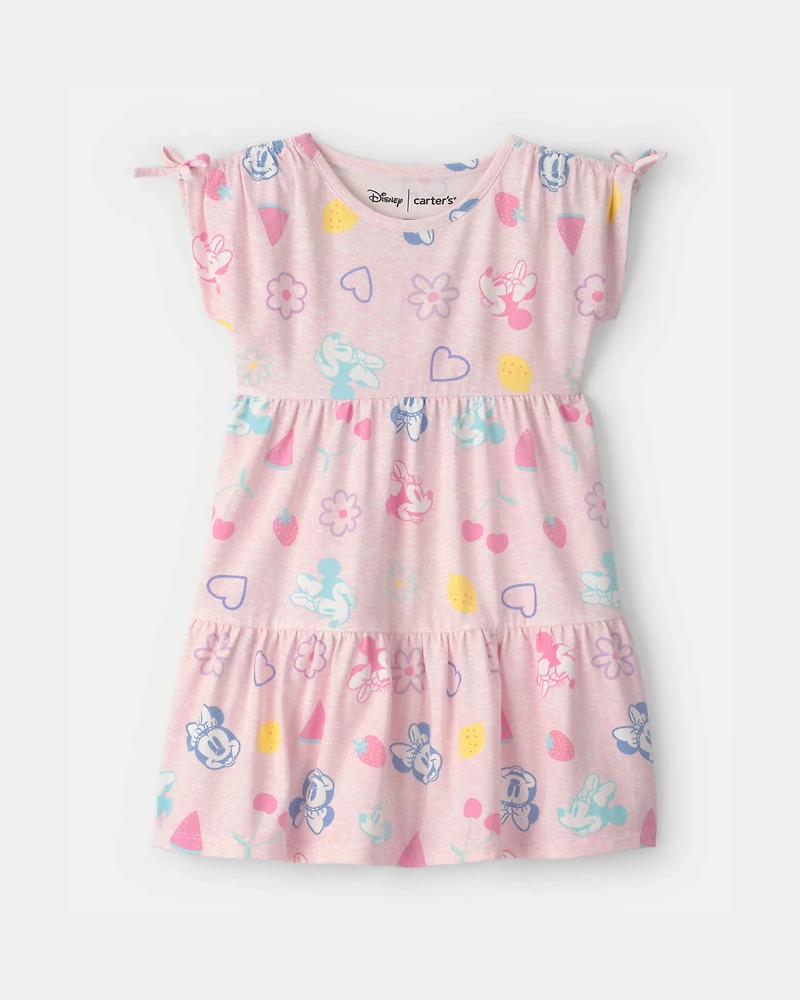 Toddler Girl Disney© Minnie Mouse Fruit Dress - Pink