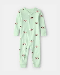 Baby Puppy 100% Cotton Snug Fit 1-Piece pyjama - Green