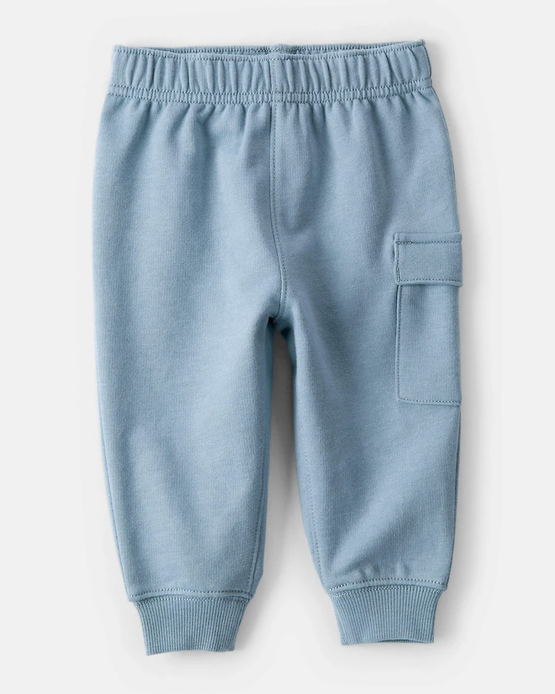 Baby Boy 2-Piece DayDream Fleece Mountain Pullover & Pant Set - Blue