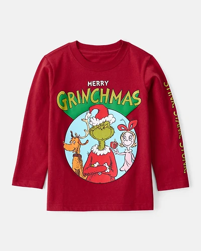 Toddler Dr. Seuss™ The Grinch Long-Sleeve Graphic Tee - Red