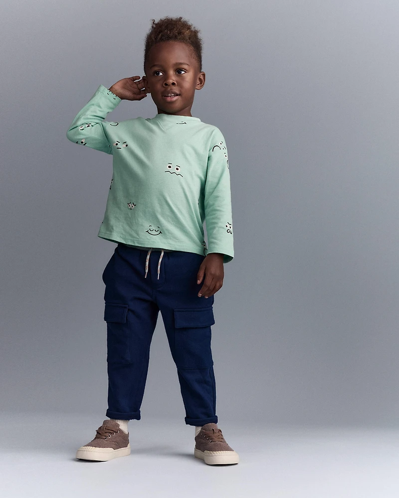 Toddler Boy Cargo Pant - Navy