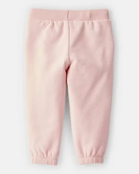 Baby Girl Cotton Joggers - Pink