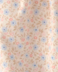 Baby Girl 2-Piece Floral French Terry Top & Skort Set - Cream