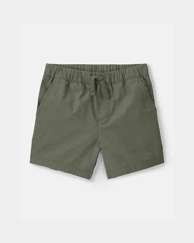Toddler Boy Canvas Shorts - Green