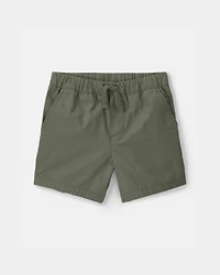 Toddler Boy Canvas Shorts - Green
