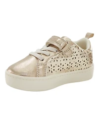 Toddler High-Top Glitter Sneakers - Gold