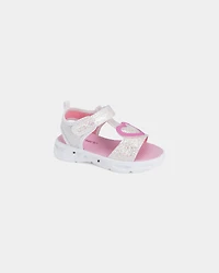 Toddler Girl Heart Light Up  Sandals