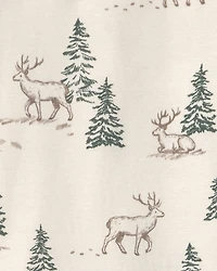 Toddler 2-Piece Organic Cotton pyjamas Reindeer Forest