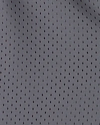 Toddler Boy Stripe Mesh Active Shorts - Grey