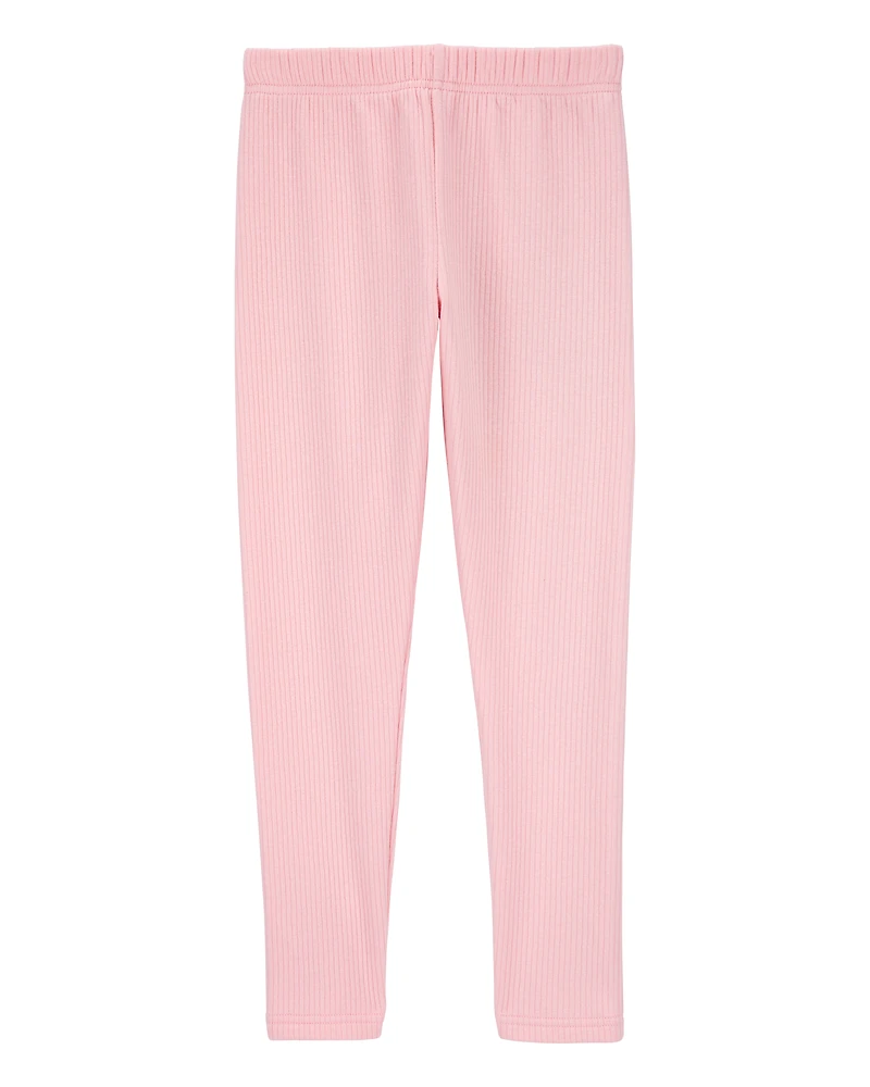 Kid Cozy Ribbed Leggings
