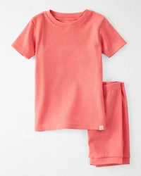 Toddler Organic Cotton Pyjamas Set Pink