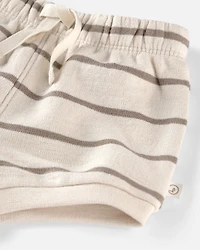 Baby 2-Piece Organic Cotton Striped Set