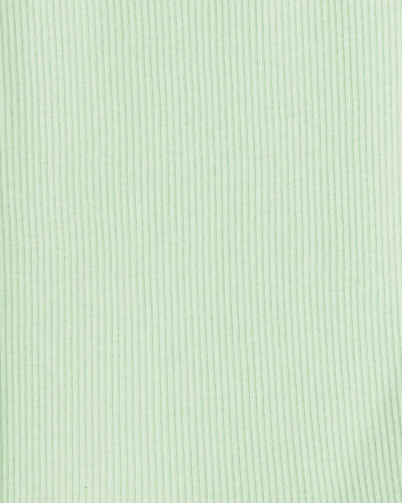 Girls Solid Bike Shorts - Green