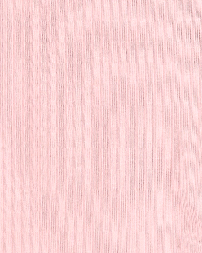 Baby Girl Solid 2-Way Zip PurelySoft Sleeper Pyjamas