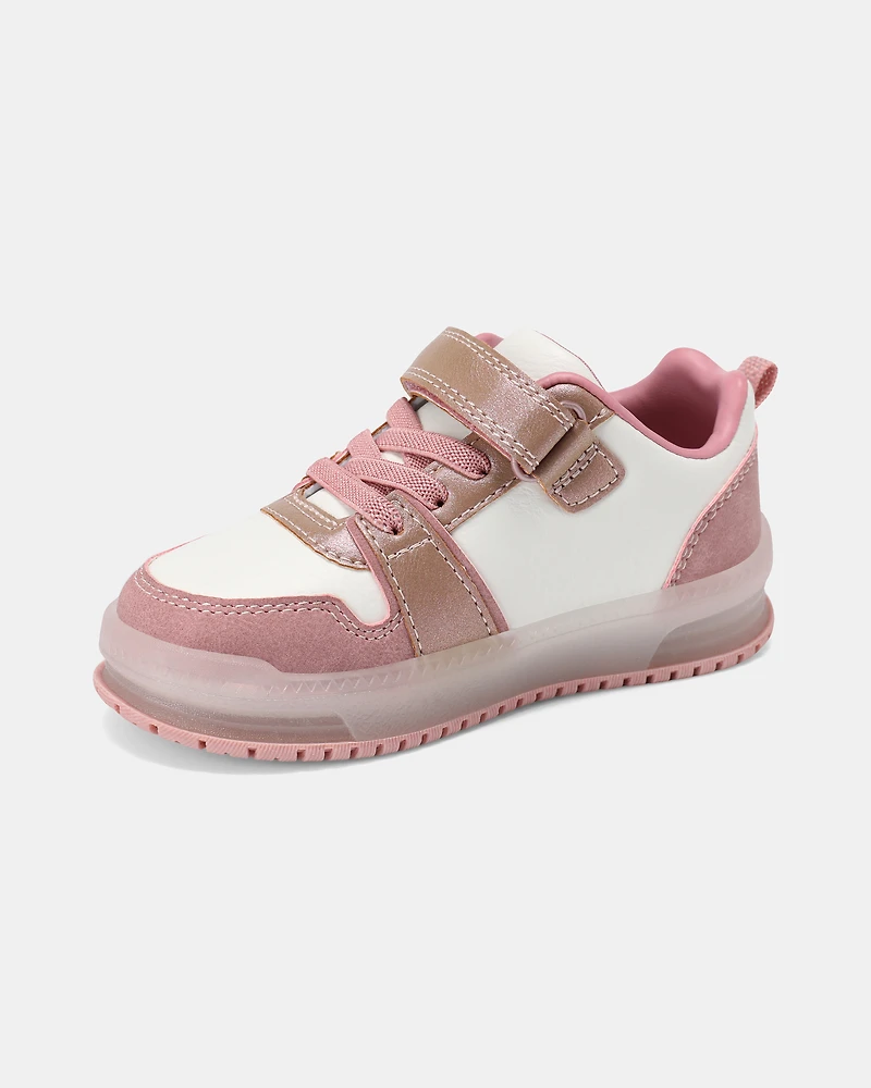 Girls Heart Light Up Sneakers